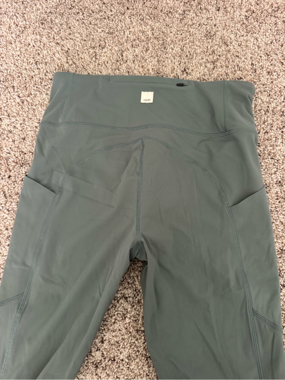 Vuori Seafoam Green High-Rise Pocket Leggings